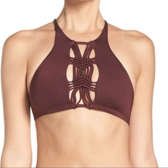 Burgendy wine bikini set by Dolce Vita size M - Picture 3 of 8